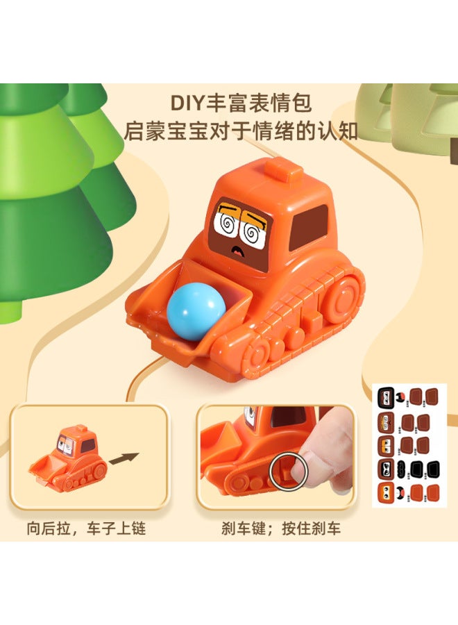 Road Building Maze Children's Entrance 118 Pass 206 Pass Parent-child Logical Thinking Training Track Engineering Car Board Game Toy - Image 3