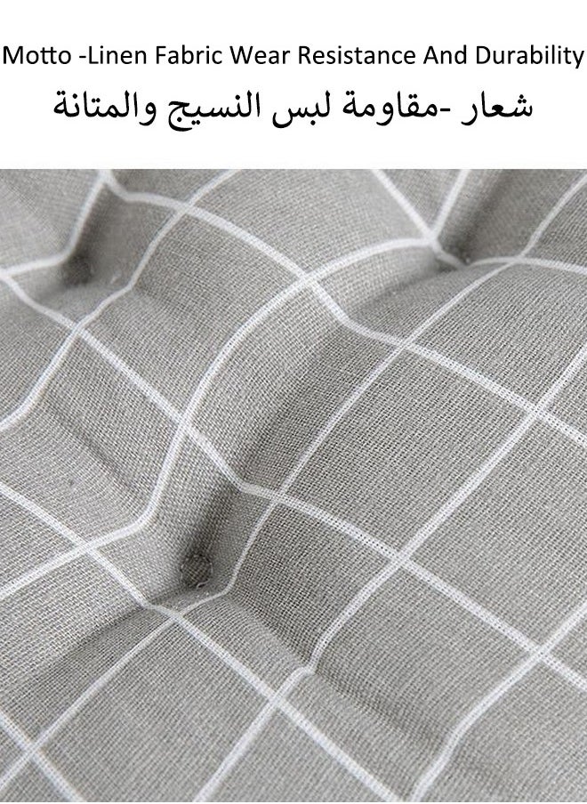 ماركة غير محددة - وسادة الكرسي وسادة مسند الظهر حصيرة مقعد الأرضية مربع وسادة الأرضية وسادة التأمل سمك وسادة مقعد معنقدة وسادة كرسي وسادة المقاعد غير الرسمية للبالغين وسائد مقعد كرسي الكرسي 40 × 40 سم - Image 1