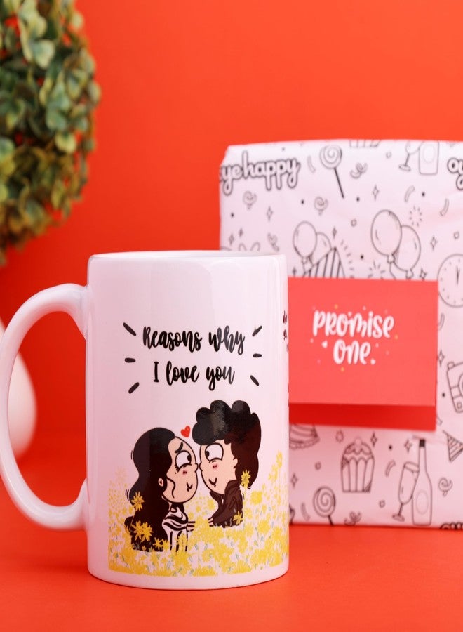 Oye Happy -7 Gifts 7 Promises - Best Hamper for Wife/Husband/Girlfriend/Boyfriend/Fiance to Gift on Birthday/Anniversary/Valentines Day - Image 2