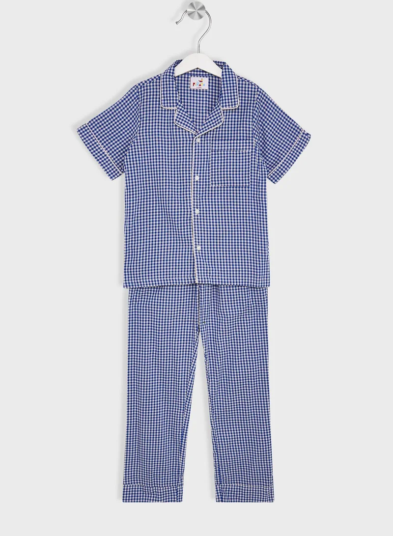 Pinata Girls Printed Long Sleeve Pajama Sets
