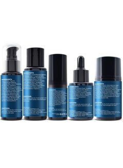 FULLLIGHT TECH Gifts for Men,Mens Anti Aging Skin Care Kit,Reduce Wrinkles & Hydrate Skin w/Facial Cleanser,Scrub,Cream,Serum,Eye Cream Unique Men Gifts Stocking Stuffers for Christmas,Gift for Him Boyfriend Husband  - Image 2