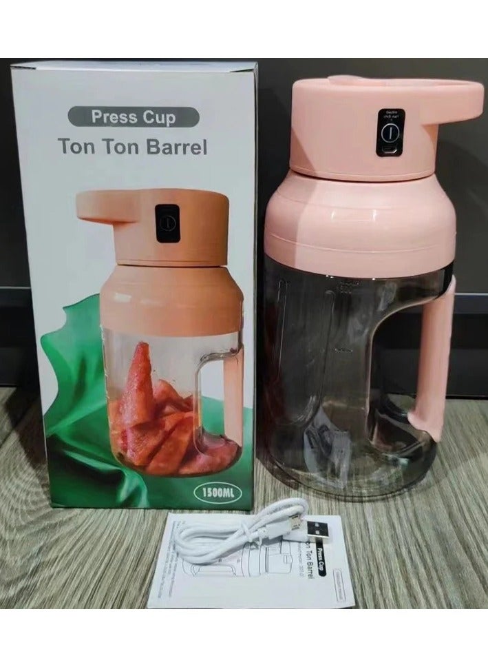 Portable Mini Electric Blender Juicer Cup 8 Blades Portable Blender for Smoothie Milkshake Juice Baby Food  - Image 2