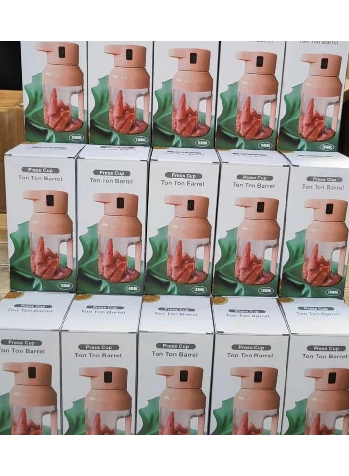 Portable Mini Electric Blender Juicer Cup 8 Blades Portable Blender for Smoothie Milkshake Juice Baby Food  - Image 3