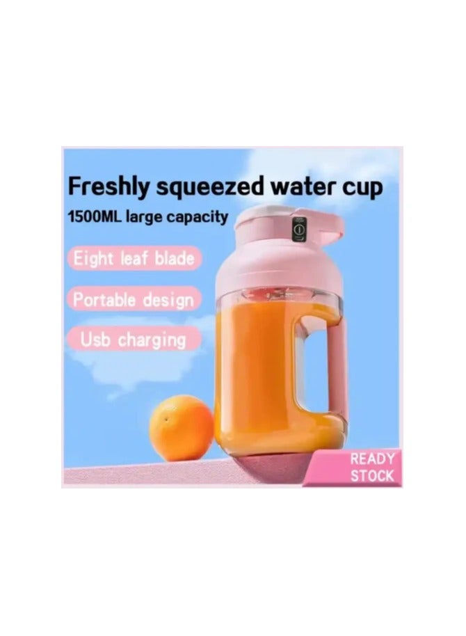 Portable Mini Electric Blender Juicer Cup 8 Blades Portable Blender for Smoothie Milkshake Juice Baby Food  - Image 1