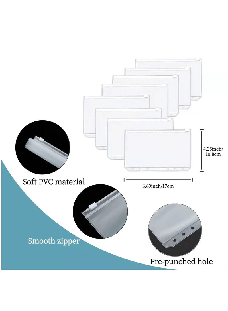 Budget Binder with Envelopes, Cash for Budgeting, A6 with Stickers,  Saving with 24Pcs Expense Sheets(Blue) - Image 5