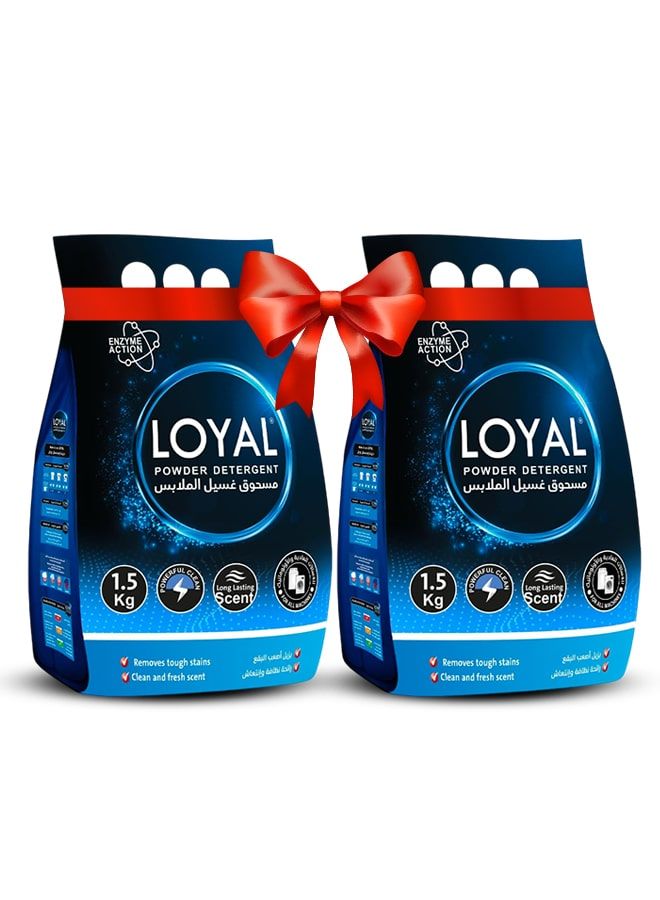 لويال مسحوق غسيل 2 × 1.5 كجم