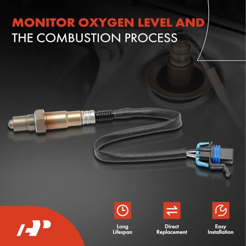 A-Premium O2 Oxygen Sensor Compatible with Chevy, GMC, Cadillac, Buick & More - Camaro, Colorado, Equinox, Impala, Traverse, Acadia, Canyon, ATS, CTS, SRX, STS, Enclave, Torrent - Replace# 12590035 - Image 2