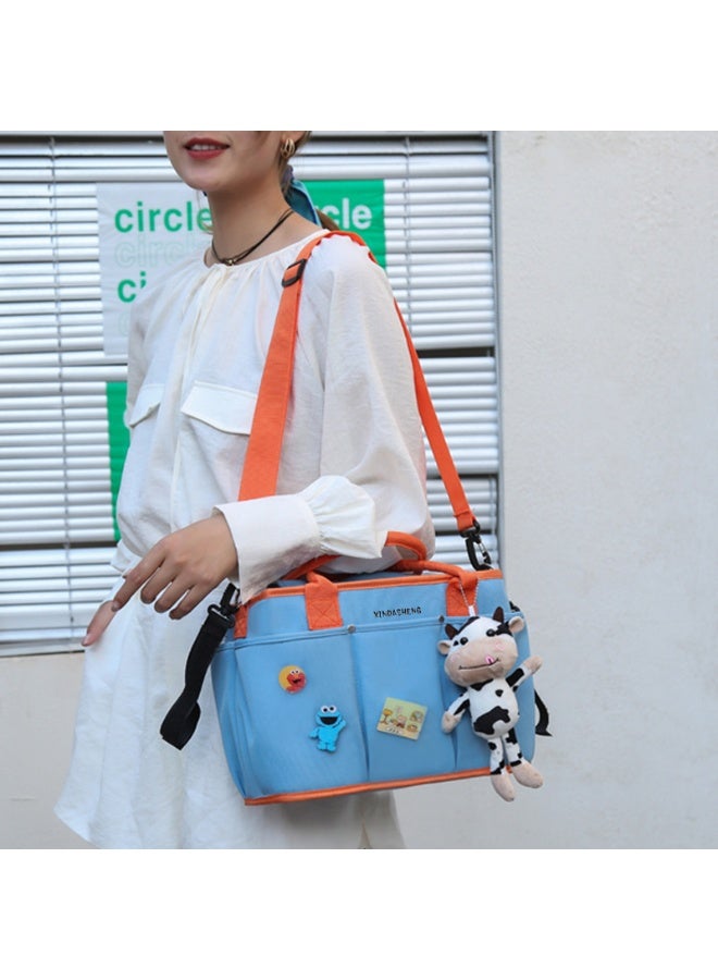 مارك وارفيلد الرجل الجديد New Lightweight And Large Capacity Casual Hand-Held Single Shoulder Mother And Baby Bag - Image 4