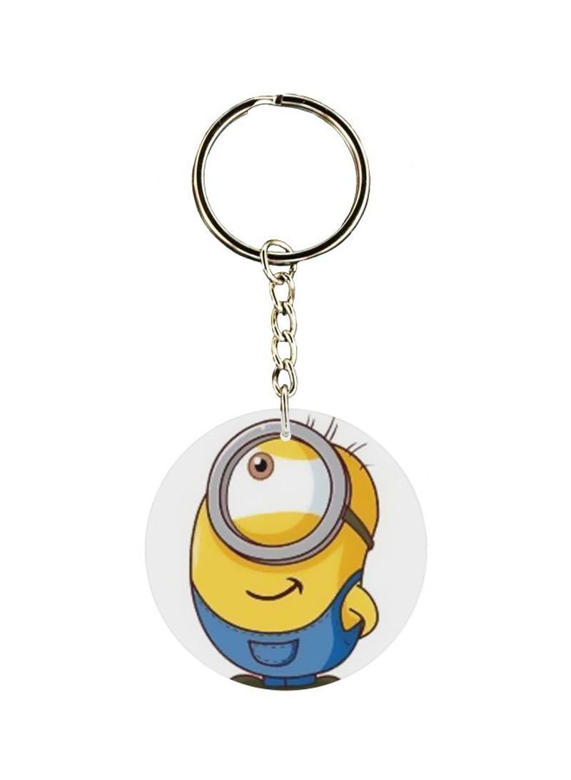 RKN Minion Printed Double Sided Keychain