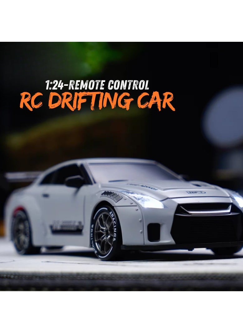 Harvestoy Harvestoy 1:24 Scale RC Drift Car - 2.4Ghz 4WD with Lights, Tires and Obstacle Tool for kids on Birthdays,gifts for kids, toy car for kids  - Image 2