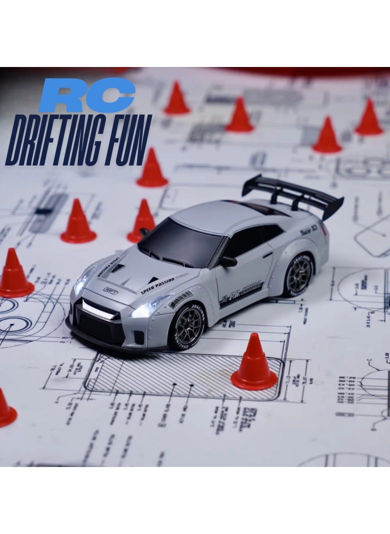 Harvestoy Harvestoy 1:24 Scale RC Drift Car - 2.4Ghz 4WD with Lights, Tires and Obstacle Tool for kids on Birthdays,gifts for kids, toy car for kids  - Image 4