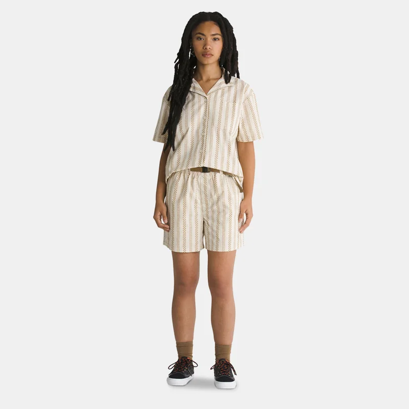 VANS Beige Women's Spitfire Wheels Shorts for Women | Best Price UAE