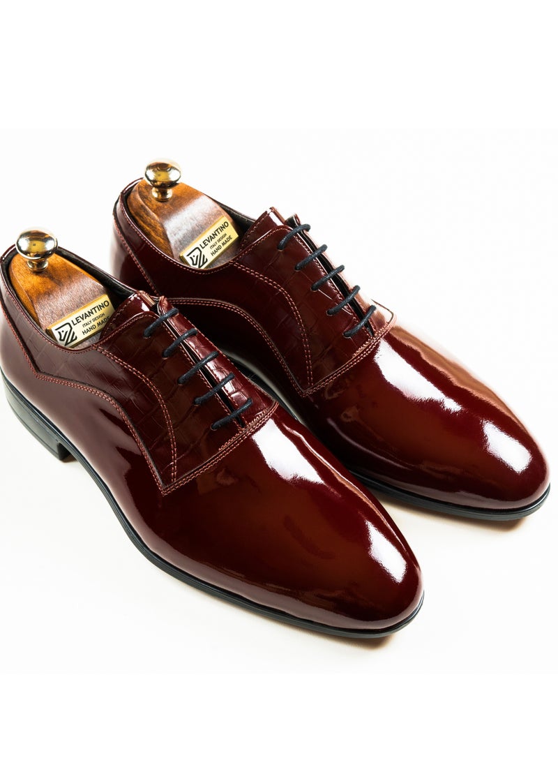 Levantino Men's Oxford Shoes with Lace-Up  - Image 1