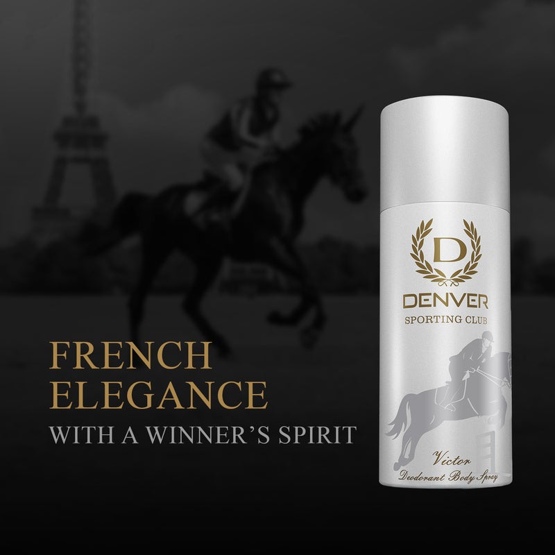 DENVER Sporting Club Victor Deo for Men - (165ML) | Long Lasting Deodorant Body Spray for Men - Image 4