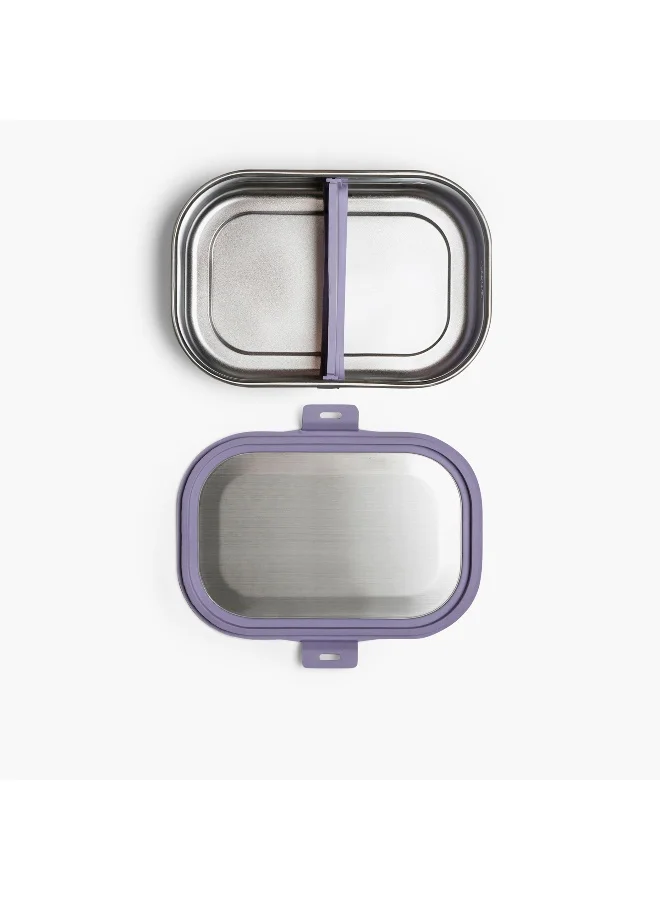 Citron Citron Solid Lunch Box in Purple for Kids