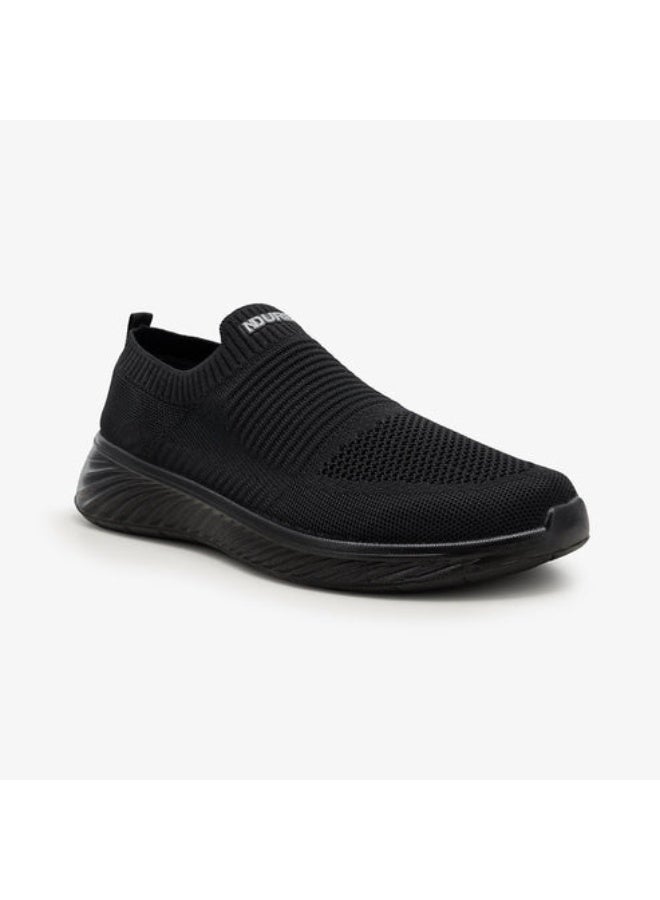 NDURE Men's Ultra-Bounce Slip-On Lightweight Sneakers, Black - Image 1