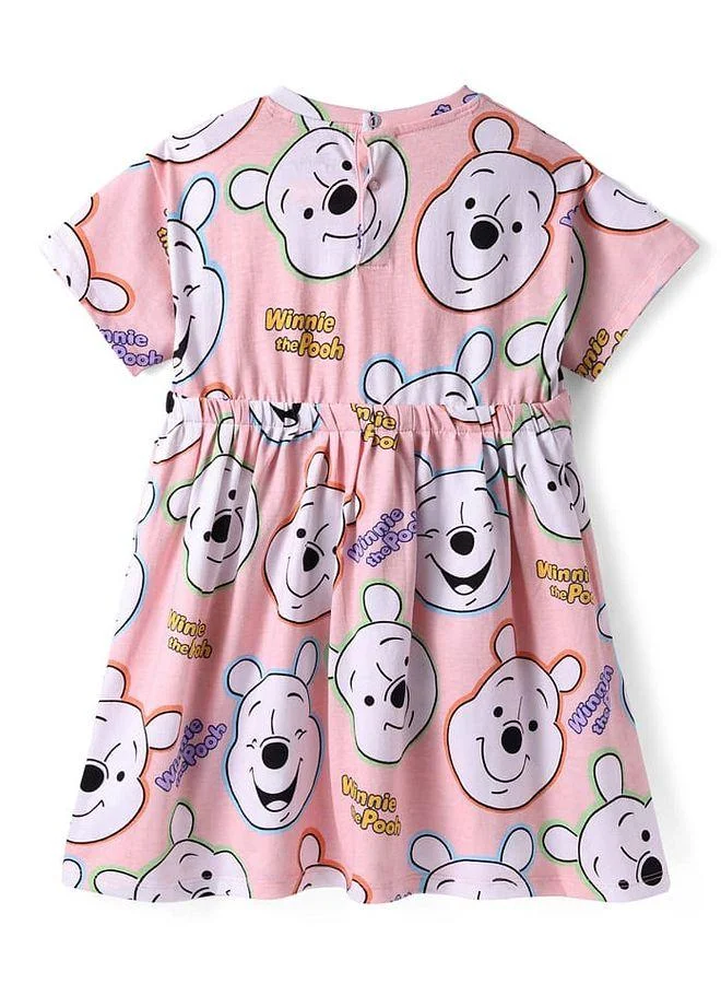 Babyhug Disney Babyhug Disney Cotton Winnie The Pooh Printed Frock - Pink