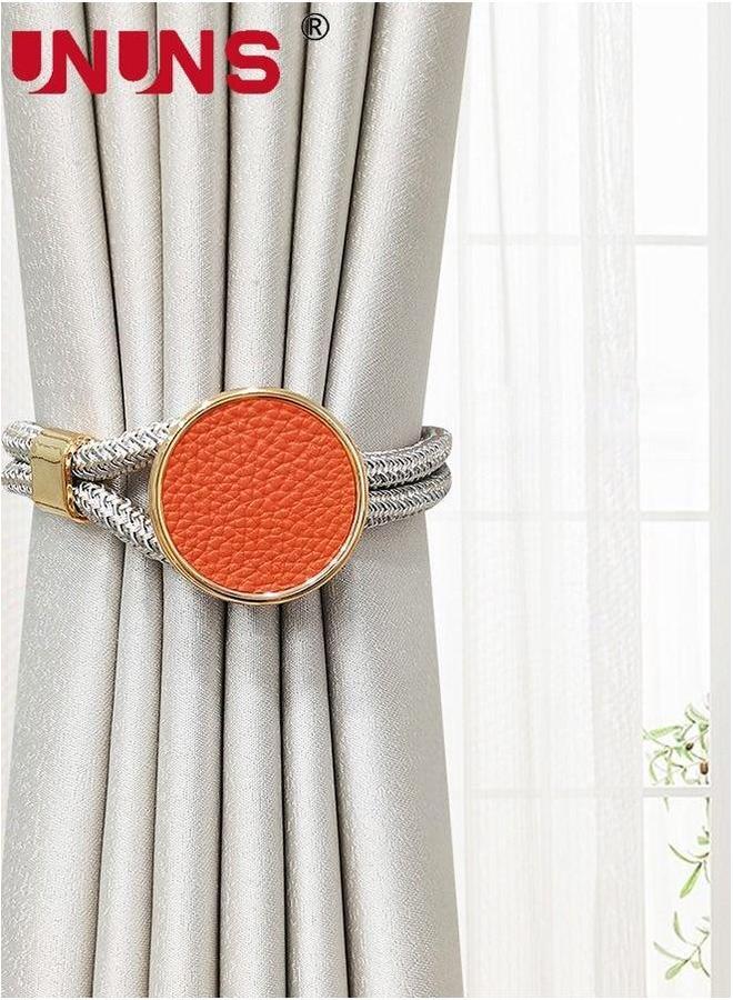 UNUNS 4-Piece Curtain Tieback,Curtain Buckle With Hanging Nail-free Buckle,Decorative Knot Holdbacks For Curtains,Living Room,Office Window Drapery - Image 3