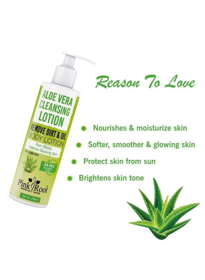 Pink Root Aloe Vera Cleansing Milk 200ml - Image 2