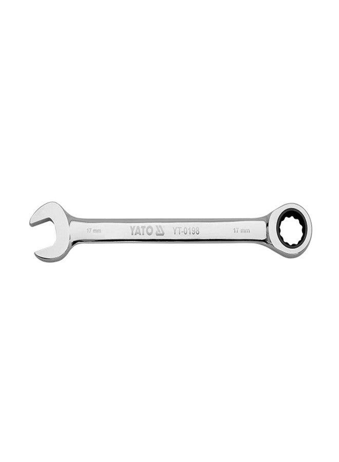 Yato Combination Ratchet Wrench YT-01908 Spanner Set Tools Kit|Tool Set|Carbon Steel Spanner|Industrial Use|Tool Kit Set for Home|Toolkit|Spanner Kit|Combination Ratchet Spanner Set | 8mm - Image 1