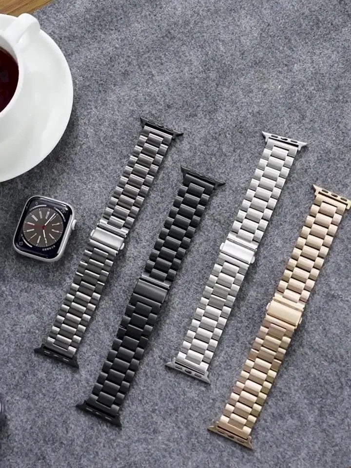 Bluejw 304 Stainless Steel Link Watch Band Bracelet Replacement for Apple Watch 38mm 40mm 41mm 42mm 44mm 45mm 49mm - Image 5