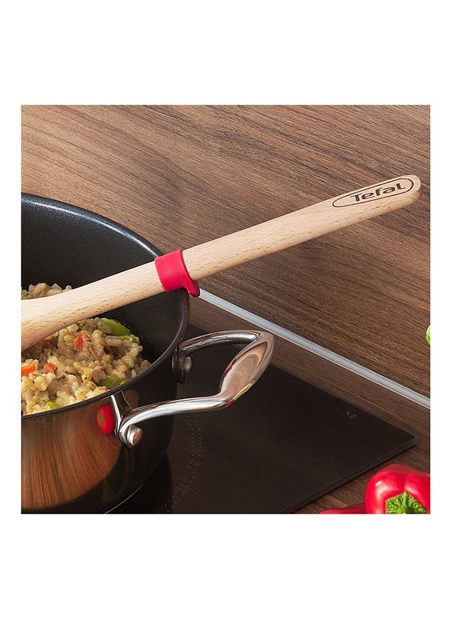 Tefal - Ingenio Wood Corner Spatula - Image 1