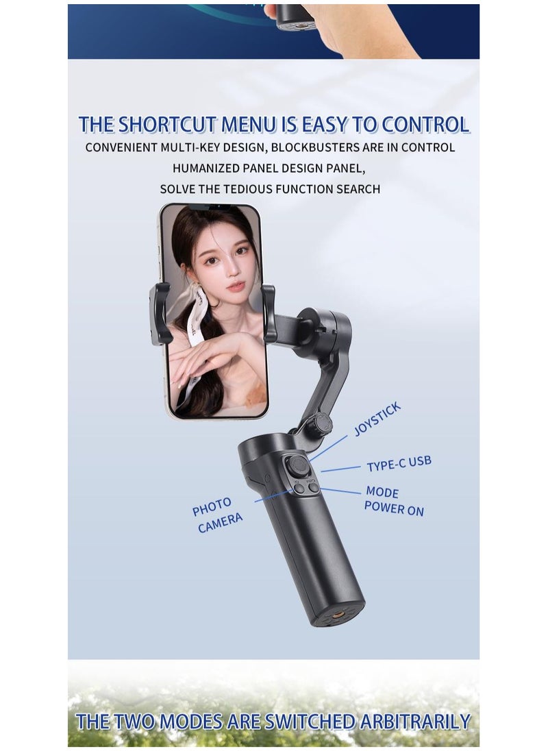 F5Plus Gimbal Stabilizers With Mobile Phone Camera Supports