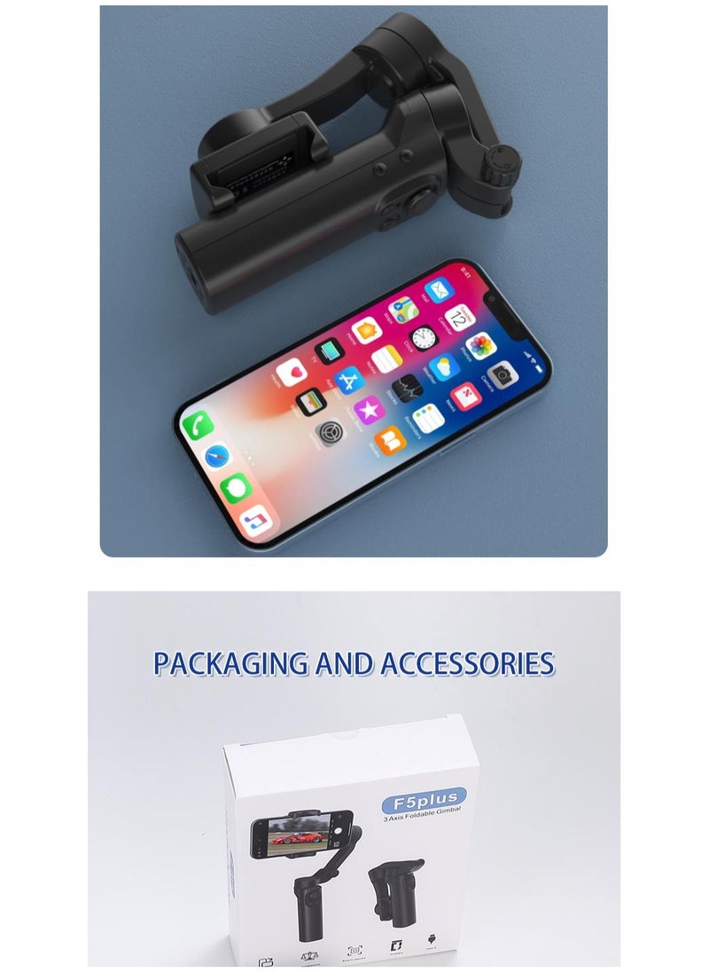 F5Plus Gimbal Stabilizers With Mobile Phone Camera Supports