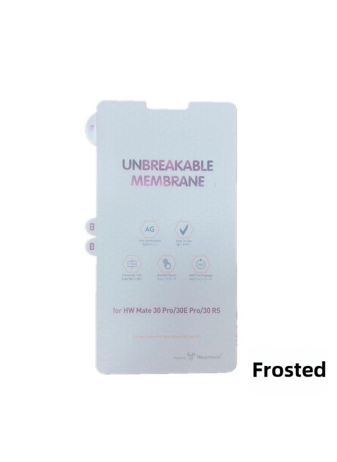 Generic For Glory 300 Diamond Hydraulic Film S20 Curved Screen Protective Film MATE70Pro X200 Frosted Mobile Phone Soft Film-Color:diamond Frosted Hydraulic Film-Dimensions:Samsung S20ultra  - Image 1