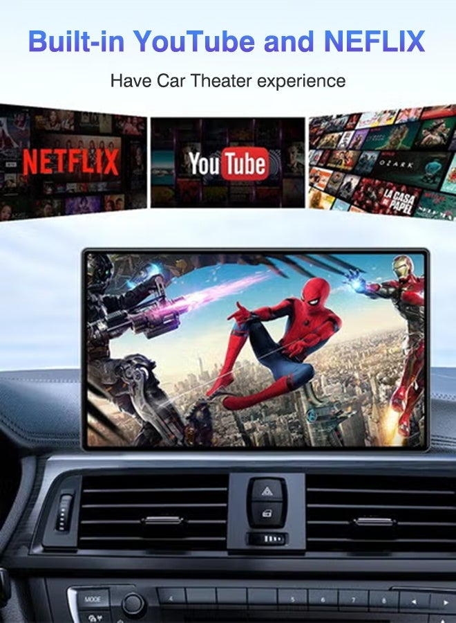 Digisand Wireless CarPlay AI box Adaptor and Android Auto Wireless Adaptor - Magic Link CarPlay Ai Box-Support YouTube/TF Card/U Disk for Wired to Wireless CarPlay Dongle for Wired CarPlay Cars Plug & Play - Image 5