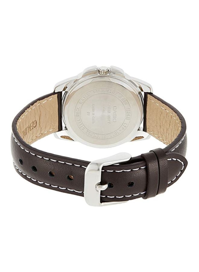 CASIO Men Enticer Series Water Resistant Analog Watch MTP-1314L-7A - 50 mm - Brown - Image 2