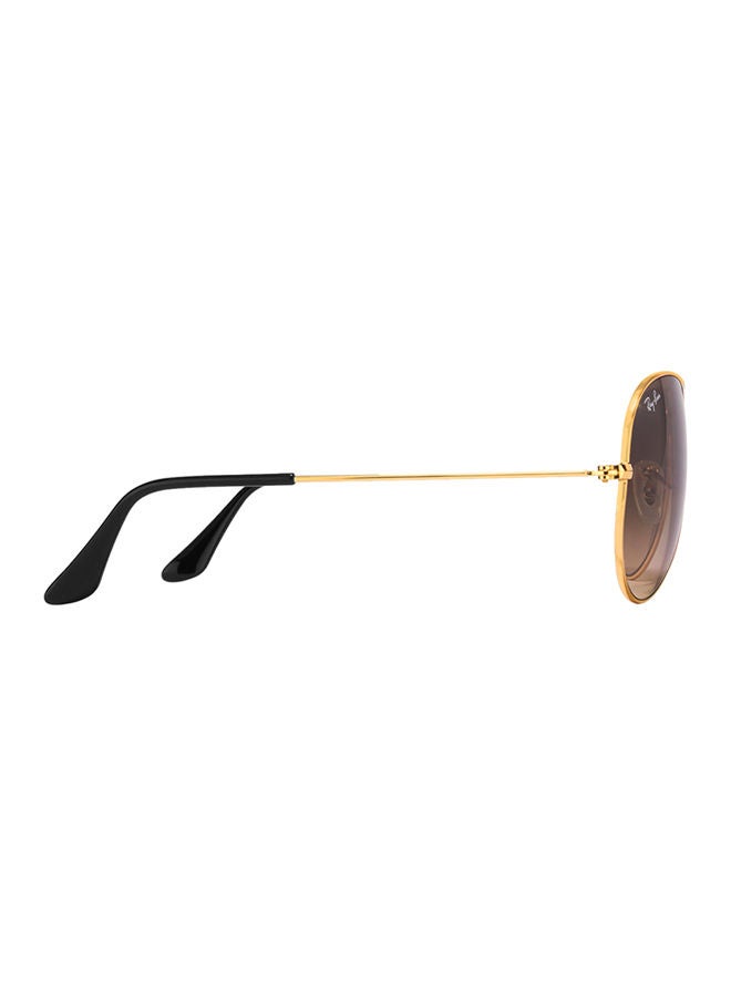 Ray-Ban Men UV Protection Aviator Sunglasses - RB3025 - Lens Size: 58 mm - Gold - Image 4