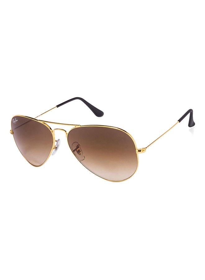 Ray-Ban Men UV Protection Aviator Sunglasses - RB3025 - Lens Size: 58 mm - Gold - Image 1