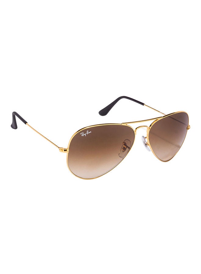 Ray-Ban Men UV Protection Aviator Sunglasses - RB3025 - Lens Size: 58 mm - Gold - Image 2