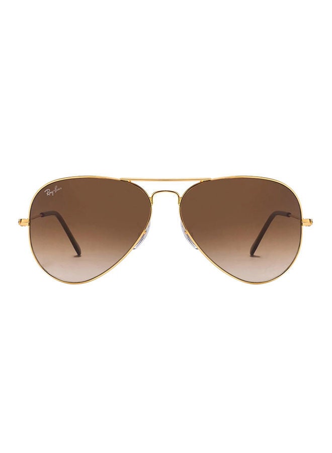 Ray-Ban Men UV Protection Aviator Sunglasses - RB3025 - Lens Size: 58 mm - Gold - Image 3
