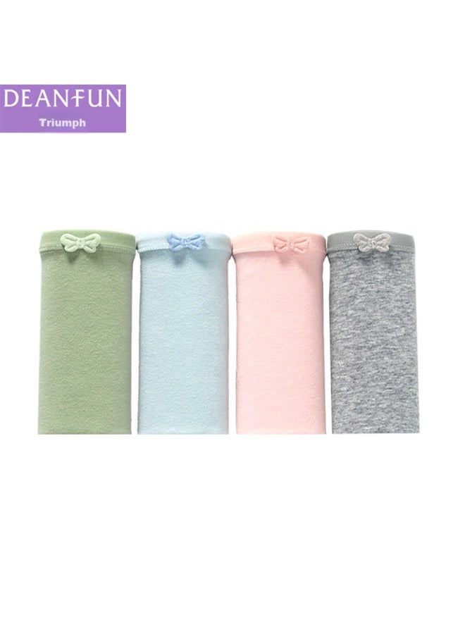 Deanfun Women's Underwear, 95% Cotton, 7a Antibacterial, Solid Color, Simple And Natural Waist, Women's Triangle Briefs, Four Pieces Gift Box, Xxl - Image 1