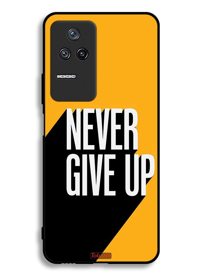 Tolwak Xiaomi Redmi K40S Protective Case Cover Never Give Up - Image 2