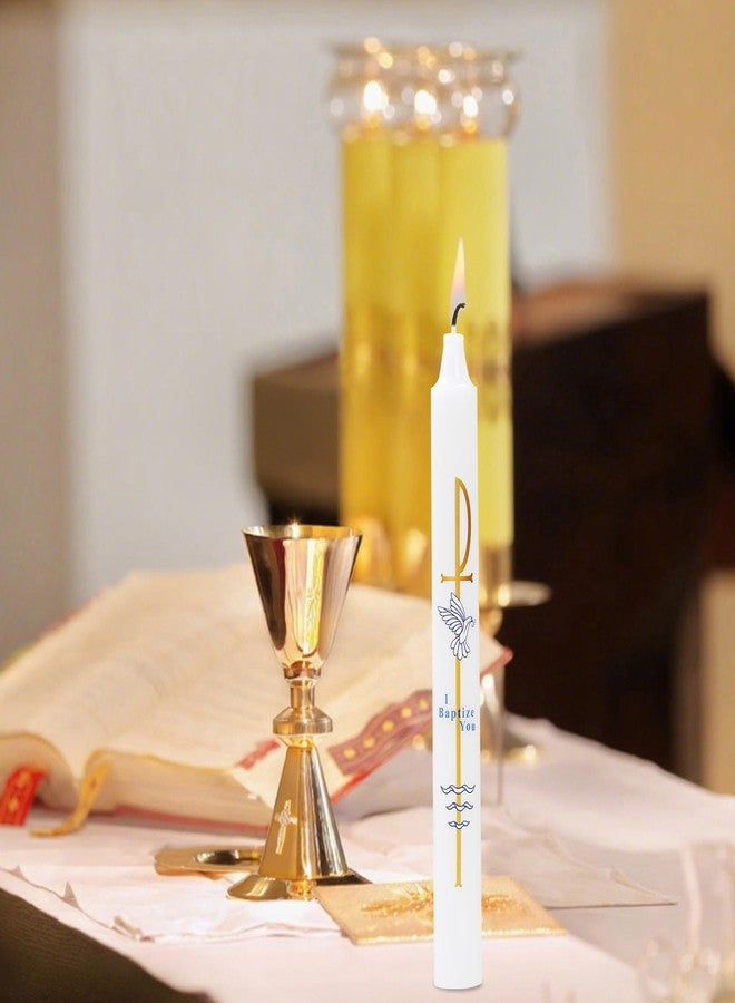 Ohmique Baptism Candle - Baptismal Candles for Boys and Girls, Catholic Baptism Gift - Velas para Bautizo - Velas para Bautizo de Niño - Image 5