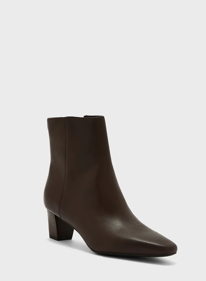Lauren Ralph Lauren Burnished Calf Boots