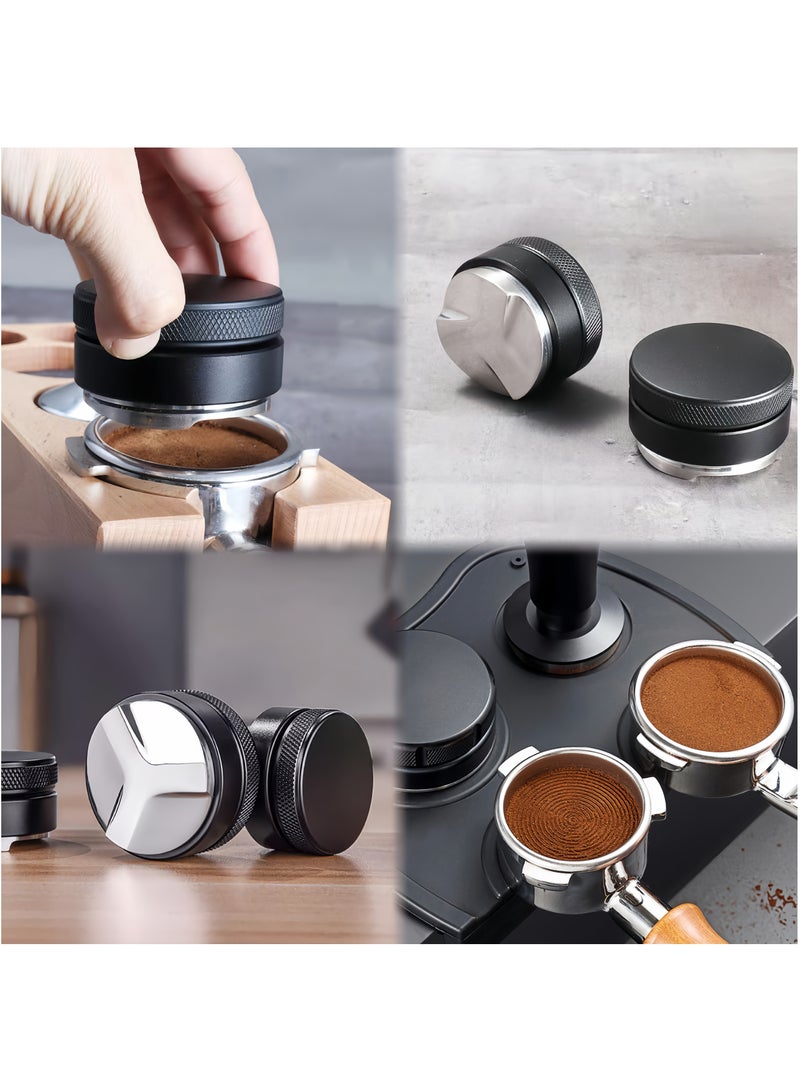 NETTING 53mm Coffee Distributor, 304 Stainless Steel Barista Levelling Tool & Professional Espresso Hand Tampers, AdJustable Depth - Image 5