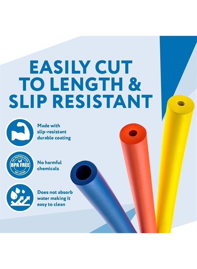 IMPRESA [6 Pack] Foam Grip Tubing/Foam Tubing - 3 Sizes - Ideal Grip Aid for Utensils, Tools and More - No BPA/Phthalate/Latex - Image 5