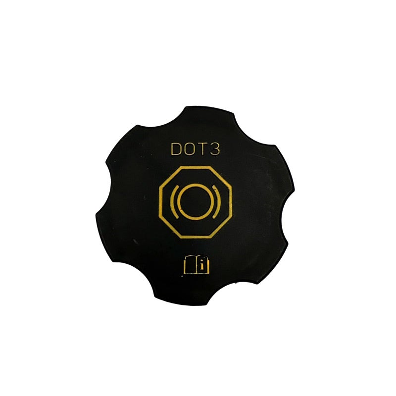 Suitable for Dot3 brake fluid cover for Buick Chevrolet models, master cylinder reservoir cover (20760280) black - Image 1