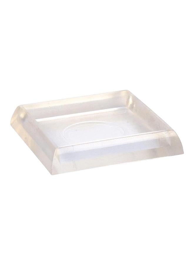 Magic Sliders 4-Piece Square Caster Cup Clear 1-13/16inch - Image 2
