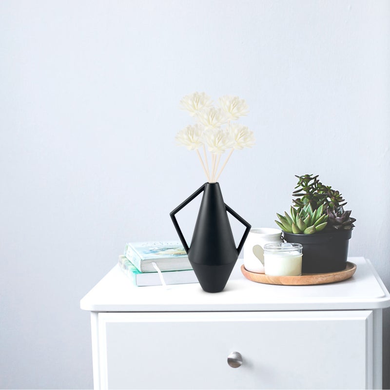 12Pcs Simulated Flower Shaped Sticks Diffuser Stick Handicrafs White - Image 1
