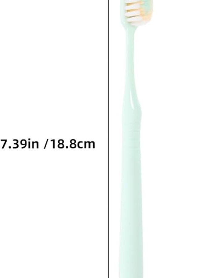 9Pcs Soft Bristles Manual Toothbrush Wide Thin Head For Adults Gentle Gum Care - Image 3