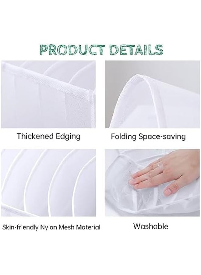 2Pcs Drawer Organizer Dividers, Collapsible Storage Bins, Underwear Storage Closet/Closet Organizer Drawer Organizer For Socks, Bras, Scarves & Tie Storage Solutions - Image 3