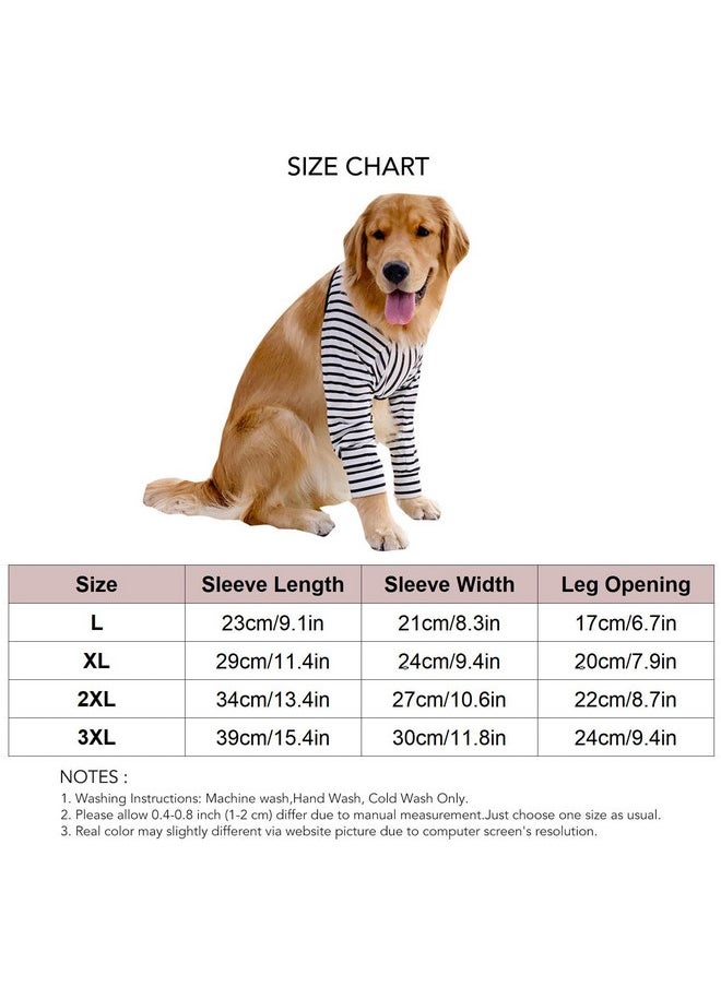 Zerodis Zerodis Dog Front Legs Recovery Sleeve,Dog Front Legs Recovery Suit After Surgery Dog Elbow Protector Cone Collar Alternative to Stop Licking Leg Wounds (L)  - Image 4