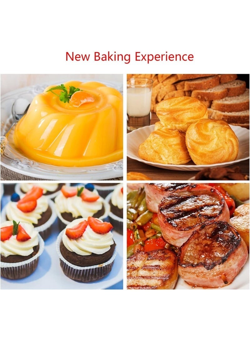 Happy Home Silicone Muffin Pan 12 Cup with Metal Reinforced Frame, Non-Stick BPA Free Cupcake Baking Pan, Food Grade Silicone Muffin Tin for Oven Microwave Freezer Dishwasher Safe, Heat Resistant -40°F to 446°F, Easy Release Flexible Cupcake Mold Tray for Muffins, Egg Bites, Cheesecake, Mini Cakes, Pizza Muffins, Chocolate Bites, DIY Soap Molds, Regular Size 12-Cavity Silicone Baking Mold for Home Kitchen Baking - Image 3