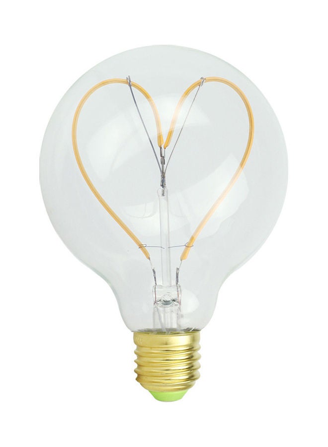Loquat G95 LED Dimmable Retro Loving Heart Filament Edison Bulb Decoration Color Temperature:110V clear light bulb warm white multicolor 16*16*16cm - Image 2