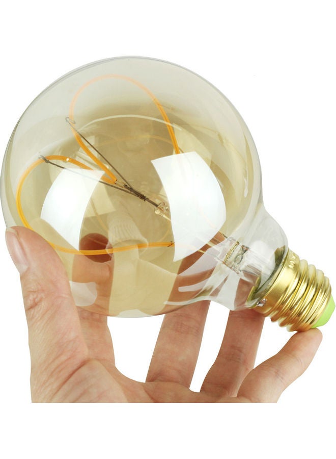 Loquat G95 LED Dimmable Retro Loving Heart Filament Edison Bulb Decoration Color Temperature:110V clear light bulb warm white multicolor 16*16*16cm - Image 3